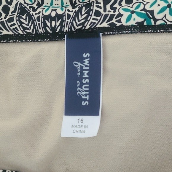 Swimsuits for All size 16 briefs mint medallion new - Picture 3 of 4